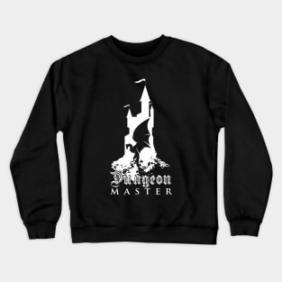 Dungeon Master - Castle & Dragon Print Crewneck Sweatshirt